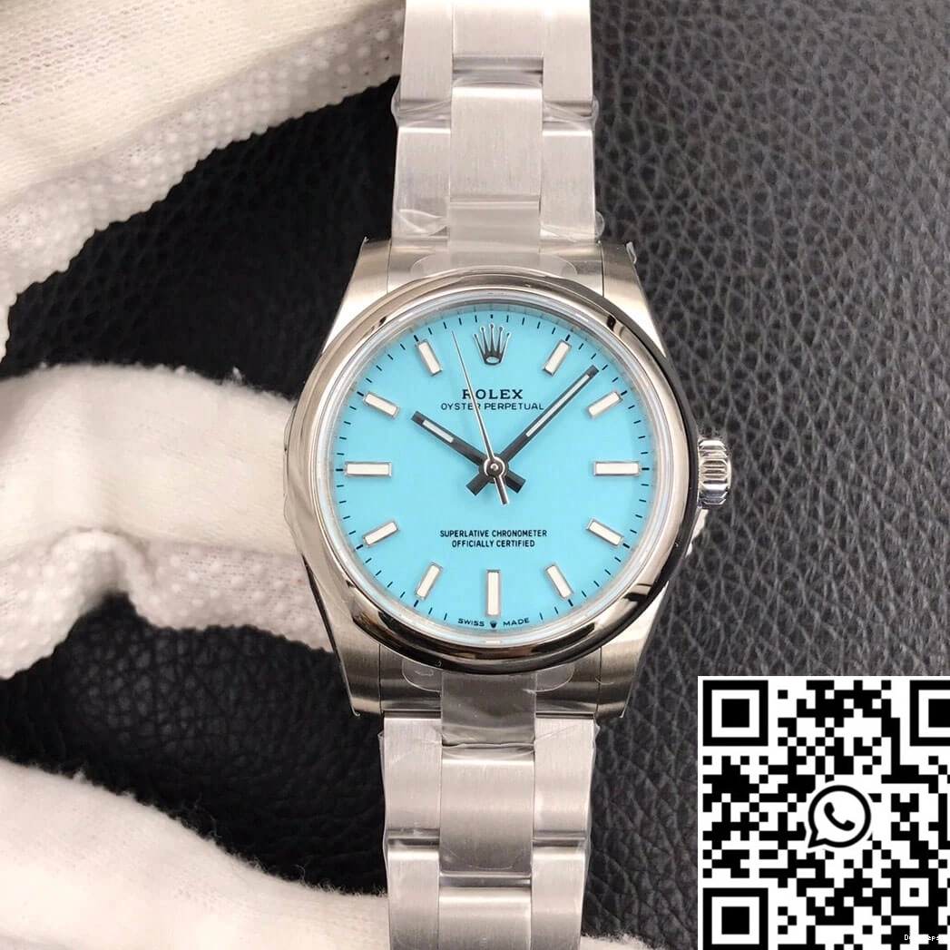 EW Factory Perpetual Blue 31MM M277200-0007 Turquoise Oyster Rolex Dial 0311